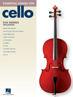 cover image of Essential Songs for Cello (Songbook)